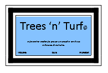Text Box: Trees ‘n’ Turf©Information media for persons involved in land use                  industries & activitiesVOLUME                                             DATE                                        NUMBER 